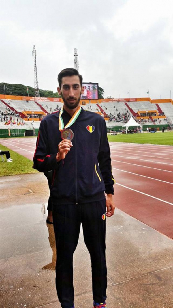 Suceveanul Andrei Gafiţa a câştigat argintul la 20 de kilometri marş la Jocurile Francofoniei